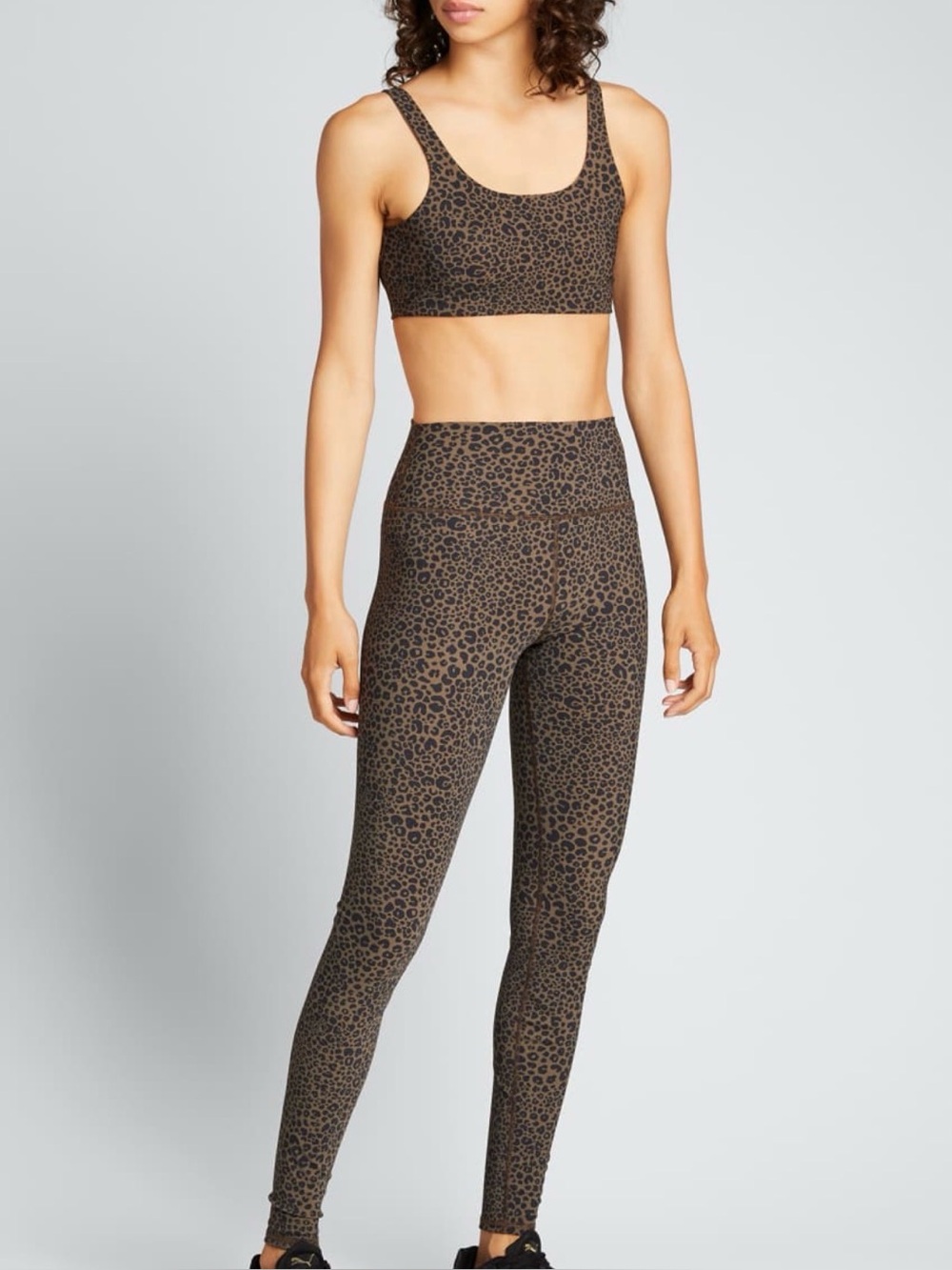 ALO Yoga Vapor High-Rise Leopard Print Leggings